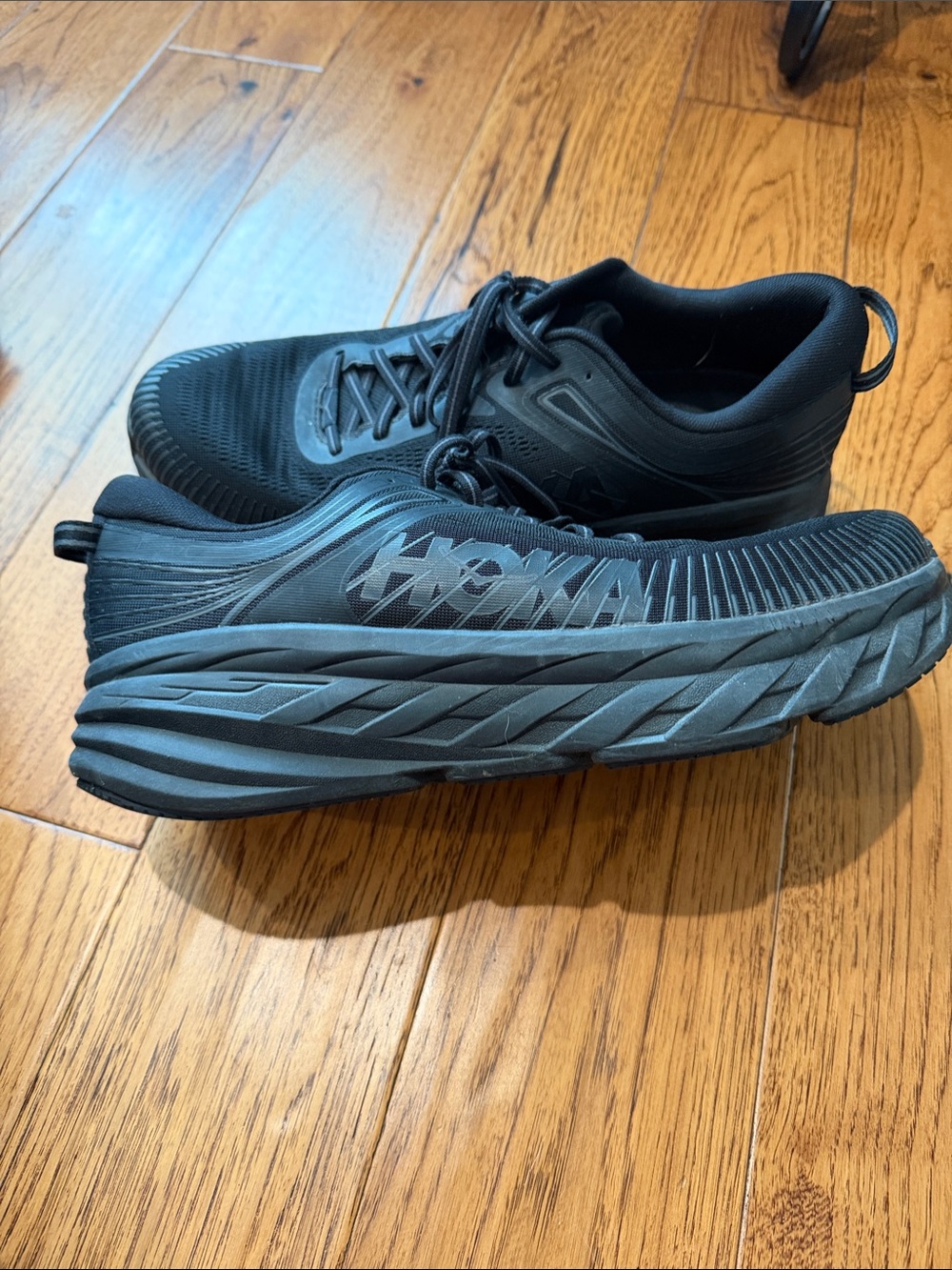 Hoka Men's All-Black Performance Running Shoes
